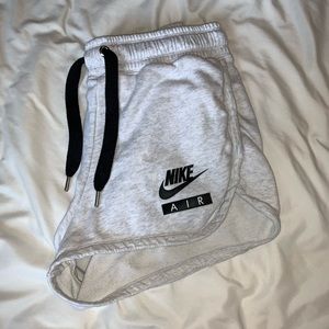 white nike shorts